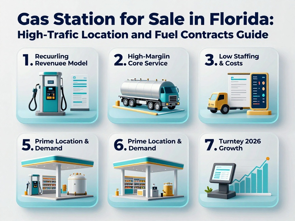 Gas Station for Sale in Florida: High-Traffic Location and Fuel Contracts Guide 1 Gas Station For Sale In Florida 1