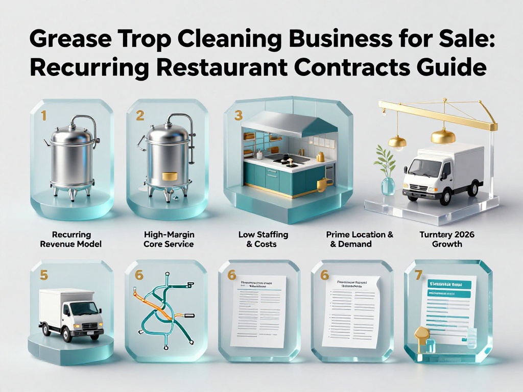 Grease Trap Cleaning Business for Sale: Recurring Restaurant Contracts Guide 1 Grease Trap Cleaning Business For Sale 1