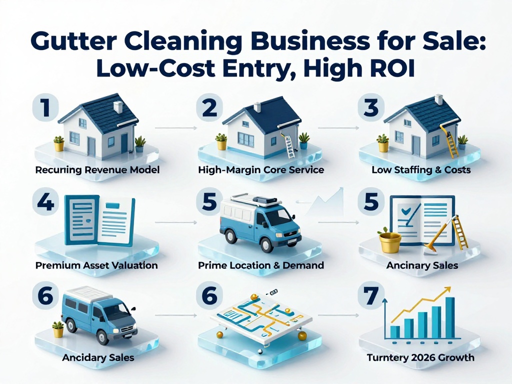 Gutter Cleaning Business For Sale 1