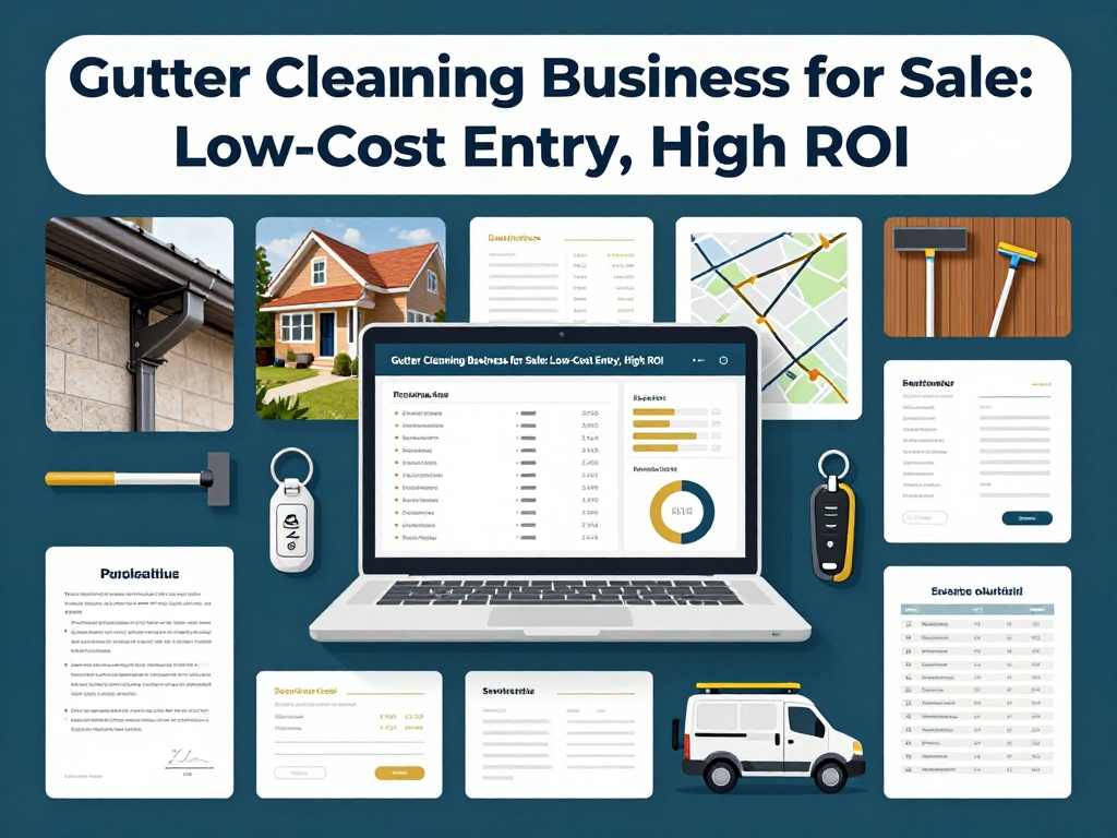 Gutter Cleaning Business For Sale 2