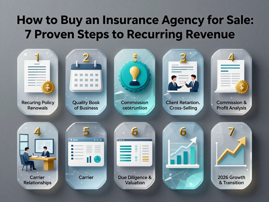 How to Buy an Insurance Agency for Sale: 7 Proven Steps to Recurring Revenue 1 Insurance Agency For Sale 1