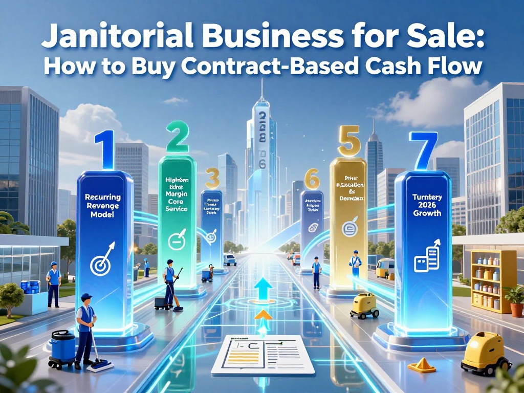 Janitorial Business for Sale: How to Buy Contract-Based Cash Flow 4 Janitorial Business For Sale 5