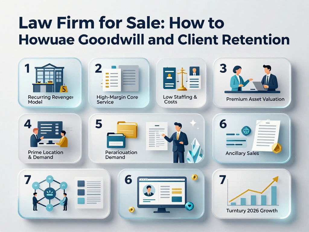 Law Firm for Sale: How to Evaluate Goodwill and Client Retention 1 Law Firm For Sale 1