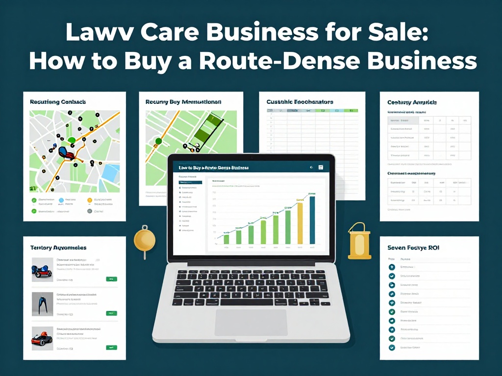 Lawn Care Business for Sale: How to Buy a Route-Dense Business 2 Lawn Care Business For Sale 2
