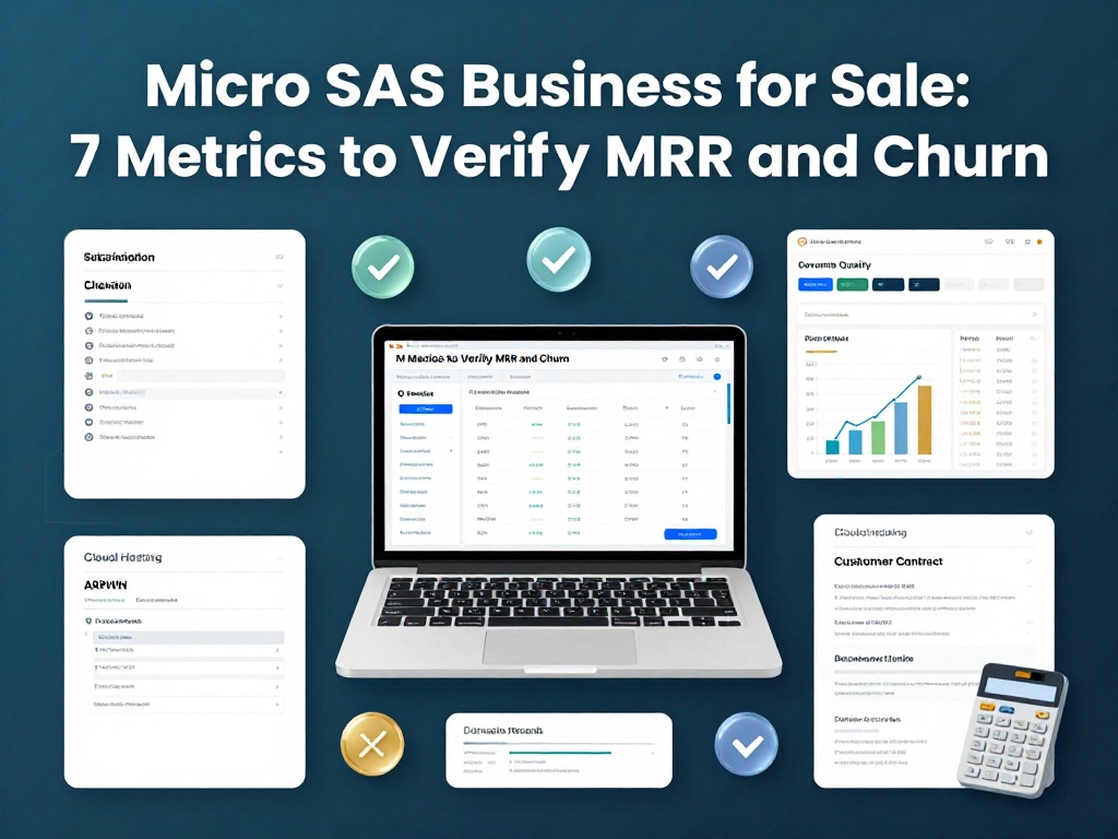 Micro SaaS Business for Sale: 7 Metrics to Verify MRR and Churn 2 Micro Saas Business For Sale 2