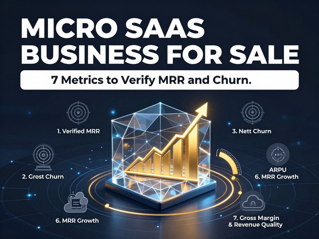 Micro SaaS Business for Sale: 7 Metrics to Verify MRR and Churn 3 Micro Saas Business For Sale 4