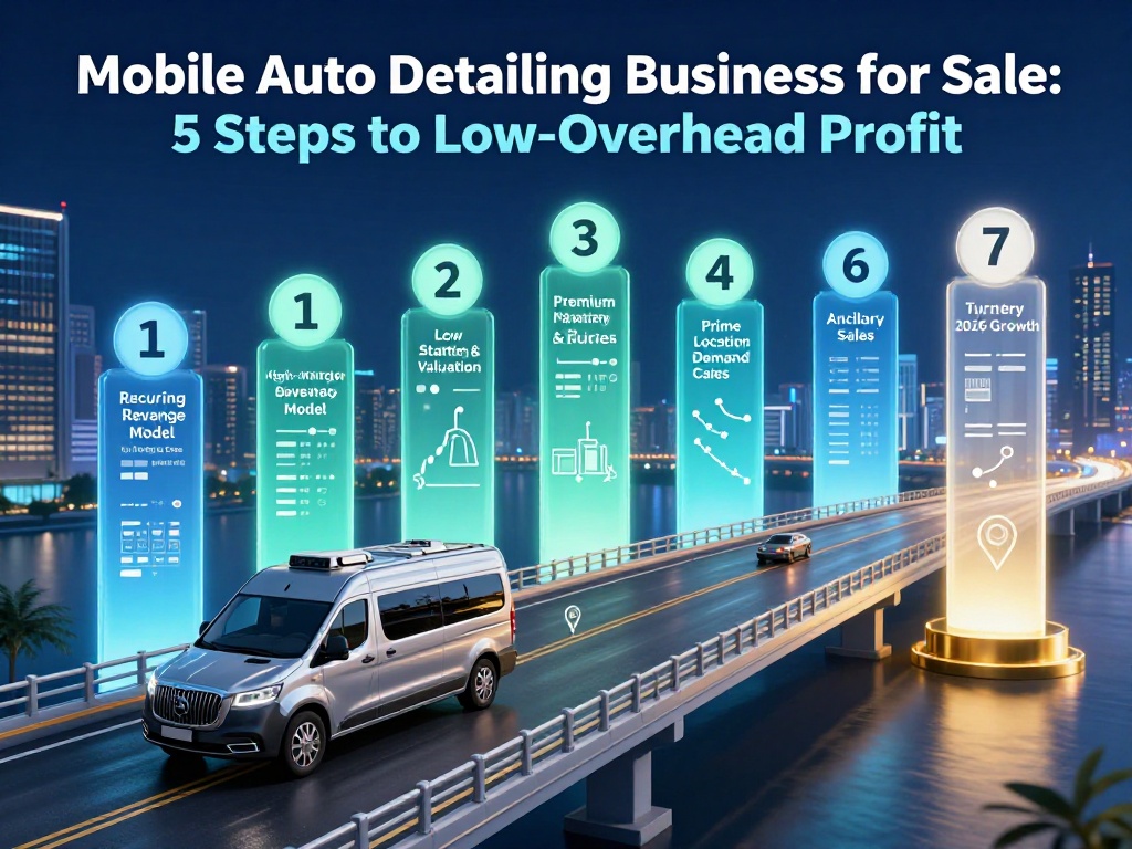 Mobile Auto Detailing Business For Sale 5