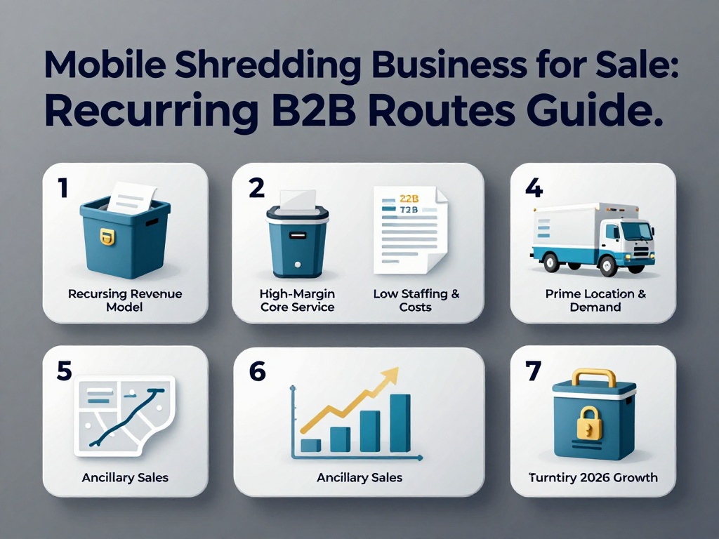 Mobile Shredding Business for Sale: Recurring B2B Routes Guide 1 Mobile Shredding Business For Sale 1