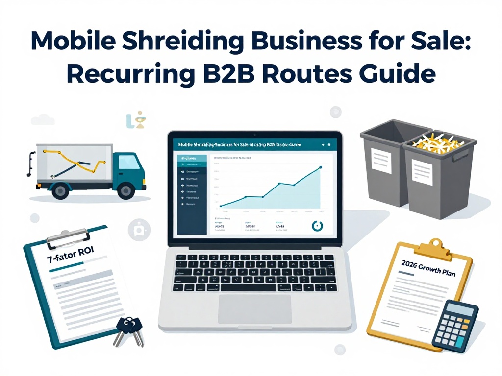 Mobile Shredding Business for Sale: Recurring B2B Routes Guide 2 Mobile Shredding Business For Sale 2