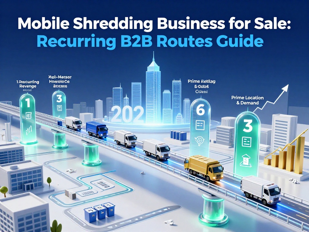 Mobile Shredding Business for Sale: Recurring B2B Routes Guide 4 Mobile Shredding Business For Sale 5