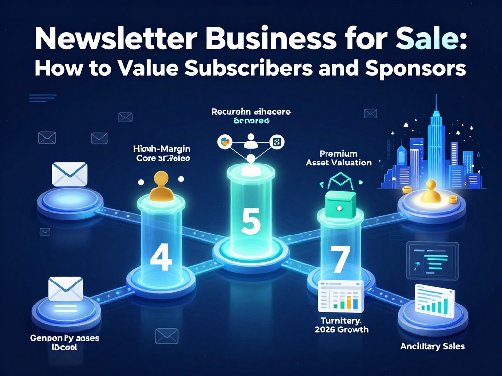 Newsletter Business for Sale: How to Value Subscribers and Sponsors 4 Newsletter Business For Sale 5
