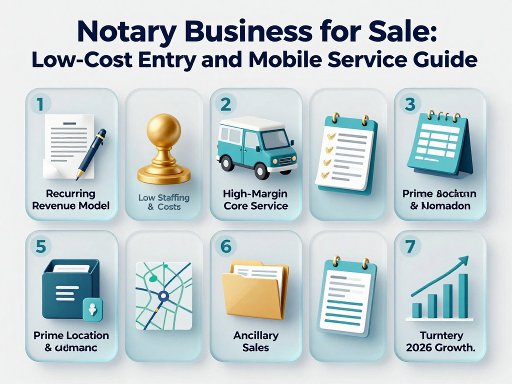 Notary Business for Sale: Low-Cost Entry and Mobile Service Guide 1 Notary Business For Sale 1