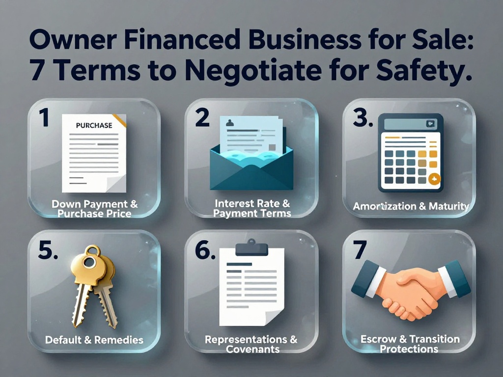 Owner Financed Business for Sale: 7 Terms to Negotiate for Safety 1 Owner Financed Business For Sale 1