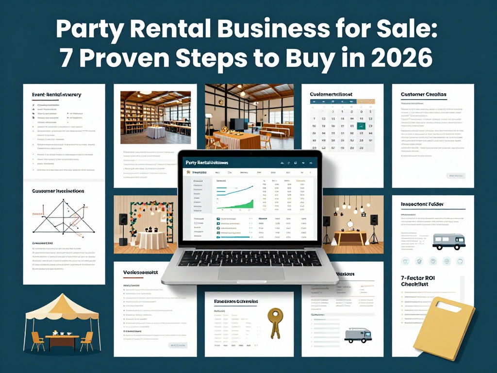 Party Rental Business for Sale: 7 Proven Steps to Buy in 2026 2 Party Rental Business For Sale 2