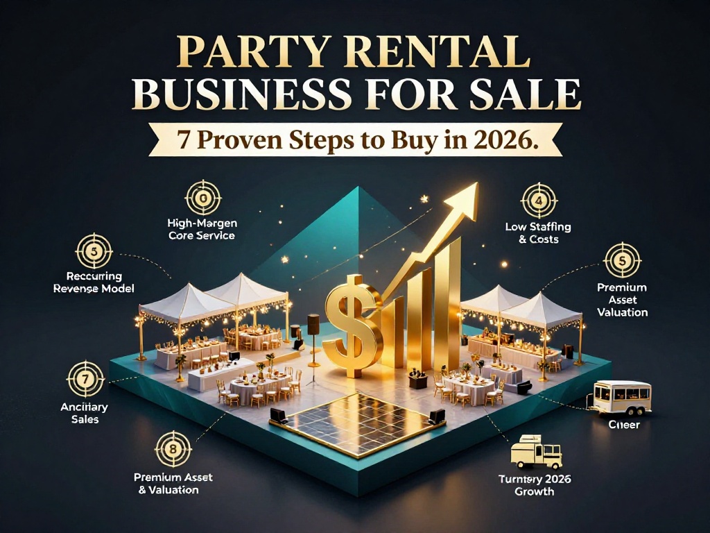 Party Rental Business for Sale: 7 Proven Steps to Buy in 2026 3 Party Rental Business For Sale 4