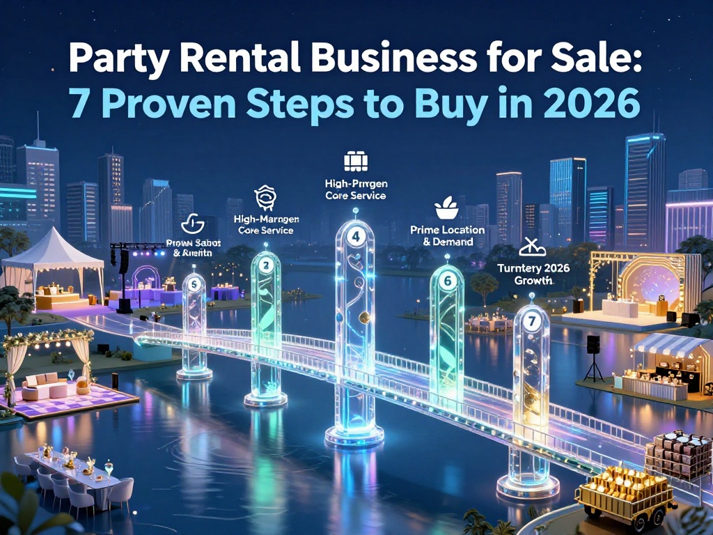 Party Rental Business for Sale: 7 Proven Steps to Buy in 2026 4 Party Rental Business For Sale 5