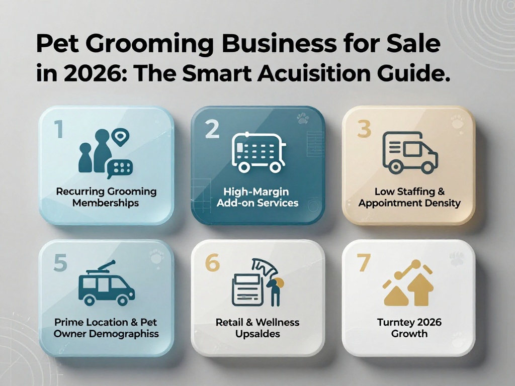 Pet Grooming Business for Sale in 2026: The Smart Acquisition Guide 1 Pet Grooming Business For Sale 1