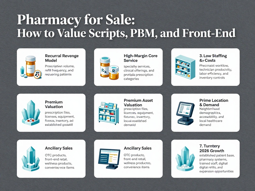 Pharmacy for Sale: How to Value Scripts, PBM, and Front-End 2 Pharmacy For Sale 2