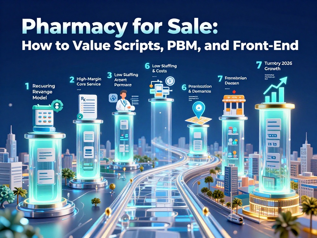 Pharmacy for Sale: How to Value Scripts, PBM, and Front-End 4 Pharmacy For Sale 5