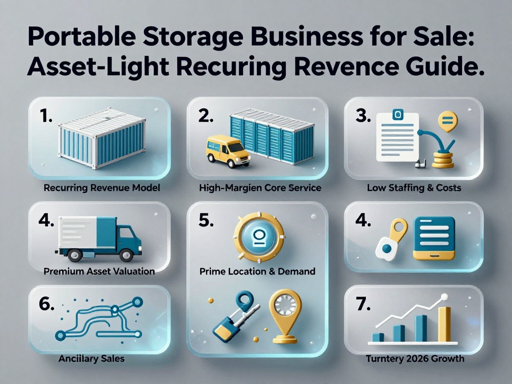 Portable Storage Business for Sale: Asset-Light Recurring Revenue Guide 1 Portable Storage Business For Sale 1