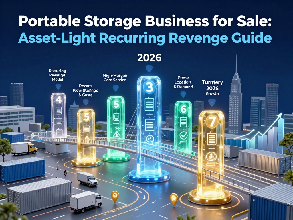 Portable Storage Business for Sale: Asset-Light Recurring Revenue Guide 4 Portable Storage Business For Sale 5