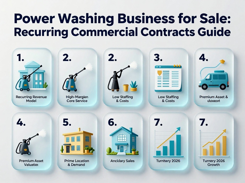 Power Washing Business for Sale: Recurring Commercial Contracts Guide 1 Power Washing Business For Sale 1