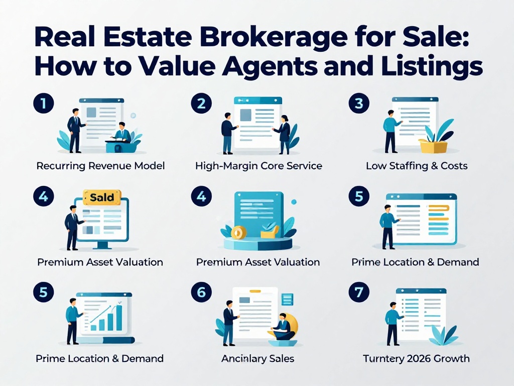 Real Estate Brokerage for Sale: How to Value Agents and Listings 1 Real Estate Brokerage For Sale 1