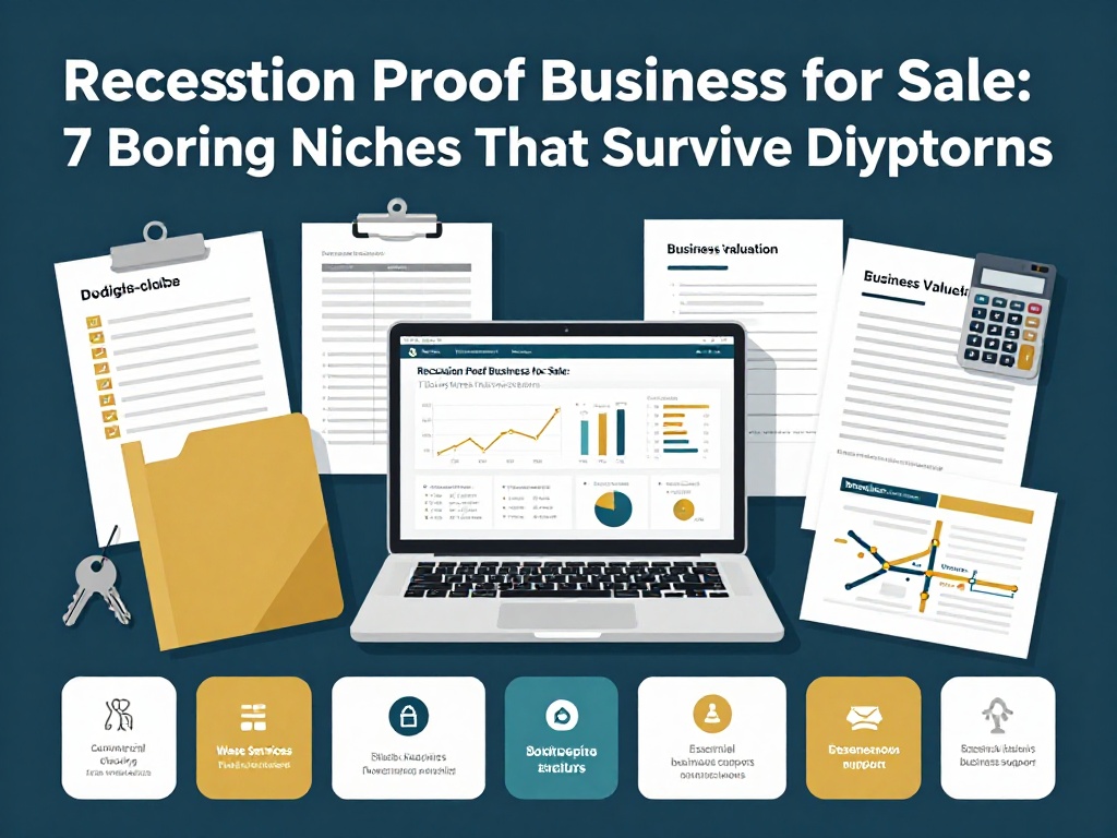 Recession Proof Business for Sale: 7 Boring Niches That Survive Downturns 2 Recession Proof Business For Sale 2