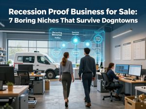 Recession Proof Business for Sale: 7 Boring Niches That Survive Downturns 1 Recession Proof Business For Sale 3