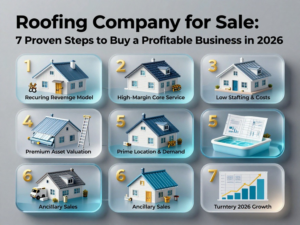 Roofing Company for Sale: 7 Proven Steps to Buy a Profitable Business in 2026 1 Roofing Company For Sale 1