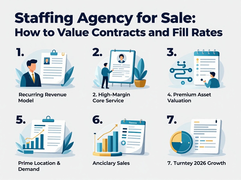 Staffing Agency for Sale: How to Value Contracts and Fill Rates 1 Staffing Agency For Sale 1