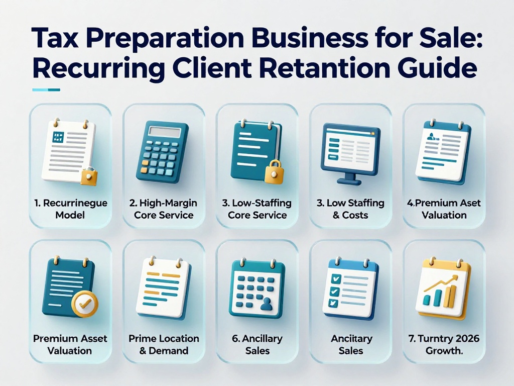 Tax Preparation Business for Sale: Recurring Client Retention Guide 1 Tax Preparation Business For Sale 1