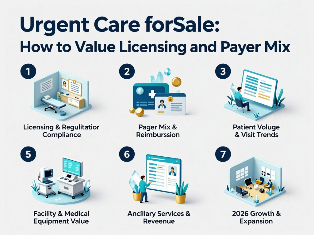 Urgent Care for Sale: How to Value Licensing and Payer Mix 1 Urgent Care For Sale 1