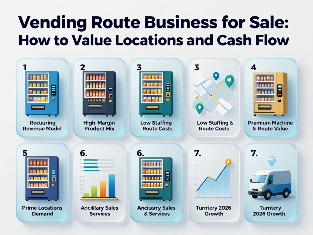 Vending Route Business for Sale: How to Value Locations and Cash Flow 1 Vending Route Business For Sale 1