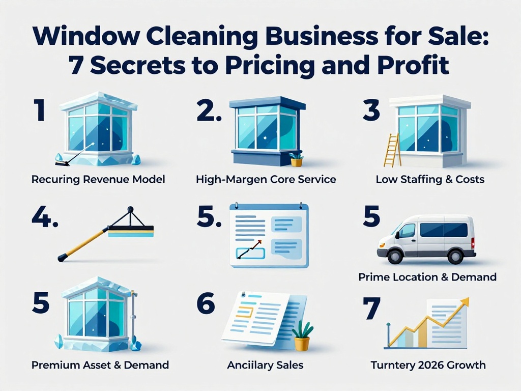 Window Cleaning Business for Sale: 7 Secrets to Pricing and Profit 1 Window Cleaning Business For Sale 1